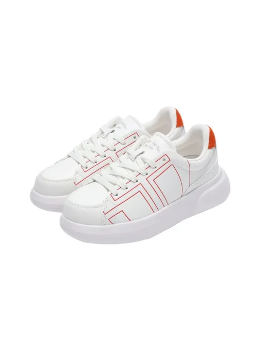 Shoes|Sergio Tacchini 1966 Court Sneaker- White/ Adrenaline Rush
