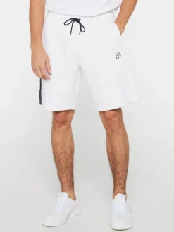 View All|Sergio Tacchini Abbey Shorts- White/ Adrenaline Rush
