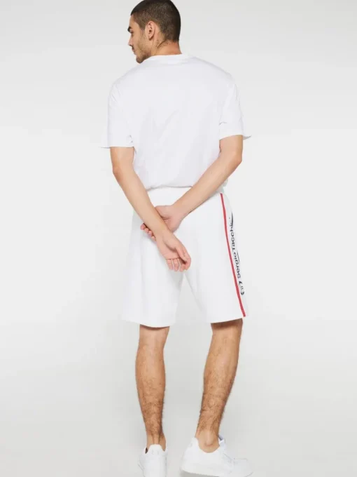 View All|Sergio Tacchini Abbey Shorts- White/ Adrenaline Rush