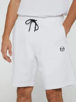 View All|Sergio Tacchini Abbey Shorts- White/ Adrenaline Rush