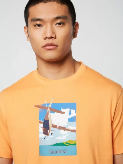 Matching Separates|Sergio Tacchini Aereo T-Shirt- Tangerine