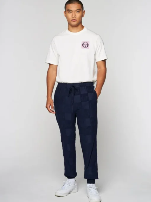 Pants And Sweatpants|Sergio Tacchini Anzio Track Pant- Maritime Blue