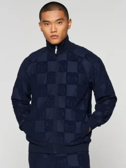 View All|Sergio Tacchini Anzio Zip-Up Track Jacket-Maritime Blue