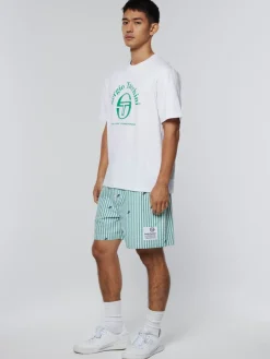 T-Shirts|Sergio Tacchini Arch Type T-Shirt-White