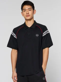 Polos|Sergio Tacchini Ascot Polo- Black