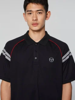 Polos|Sergio Tacchini Ascot Polo- Black