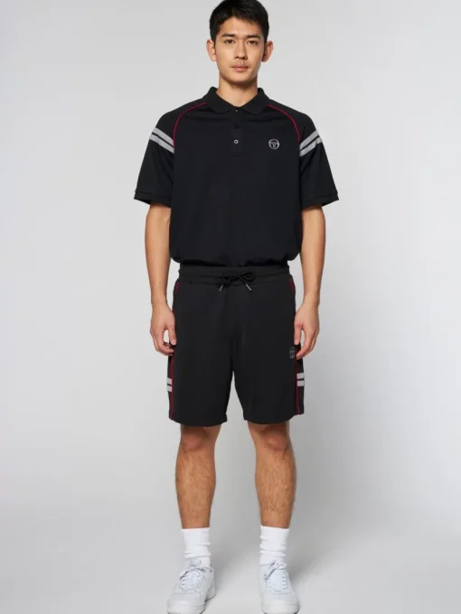 Shorts And Swim|Sergio Tacchini Ascot Track Short- Black