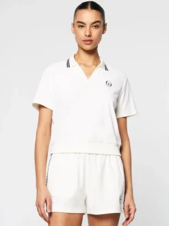 Velour|Sergio Tacchini Atri Velour Polo- Gardenia