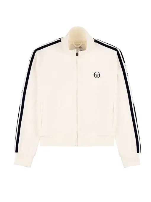 Tracksuits|Sergio Tacchini Atri Velour Track Jacket- Gardenia