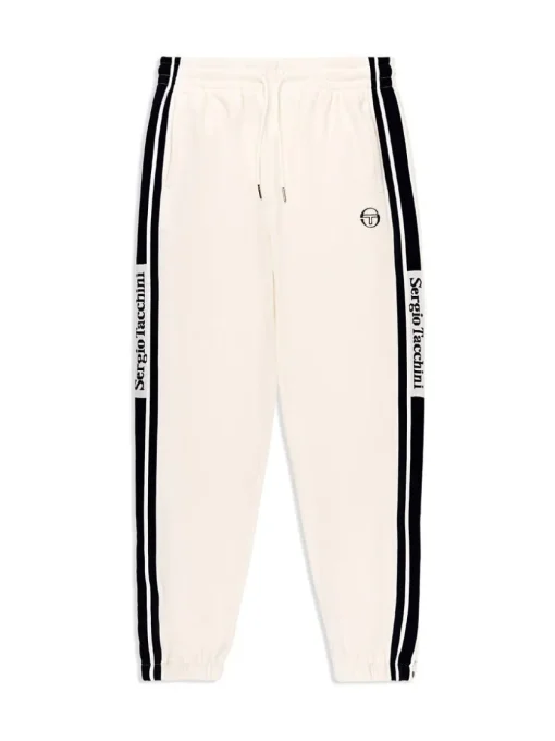 Velour|Sergio Tacchini Atri Velour Track Pant- Gardenia