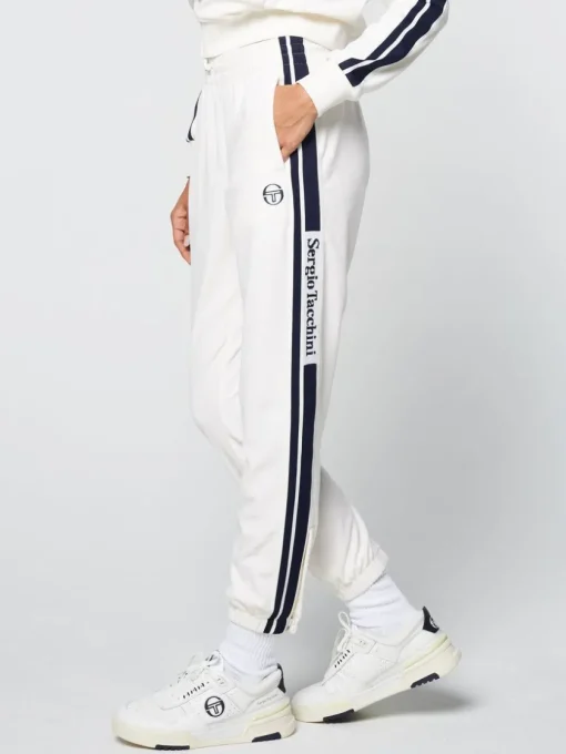 Velour|Sergio Tacchini Atri Velour Track Pant- Gardenia