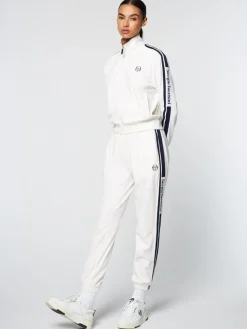 Velour|Sergio Tacchini Atri Velour Track Pant- Gardenia