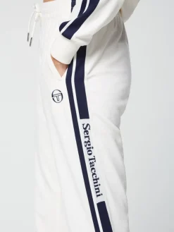Velour|Sergio Tacchini Atri Velour Track Pant- Gardenia