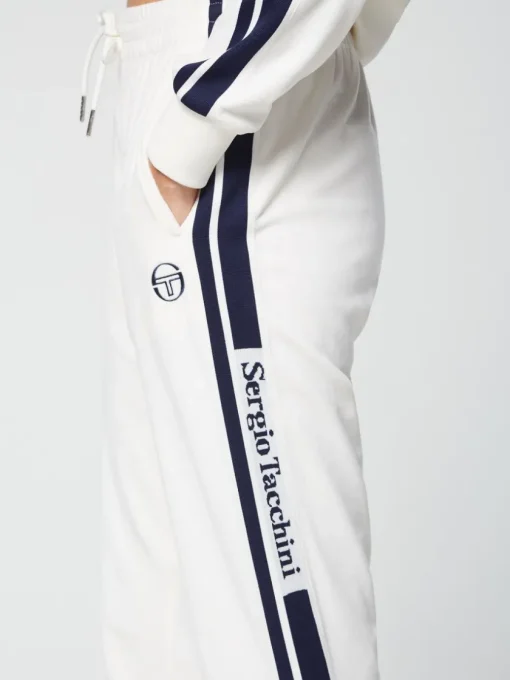 Velour|Sergio Tacchini Atri Velour Track Pant- Gardenia