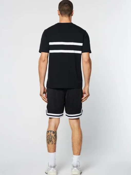 T-Shirts|Sergio Tacchini Banda T-Shirt- Black Beauty