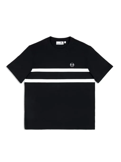 Matching Separates|Sergio Tacchini Banda T-Shirt- Black Beauty