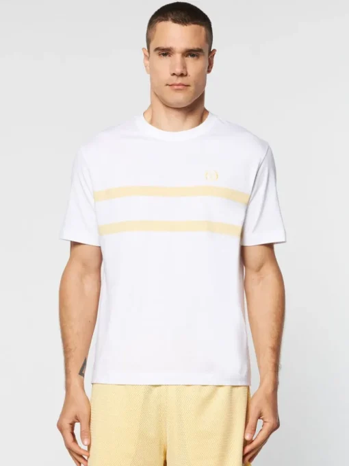 T-Shirts|Sergio Tacchini Banda T-Shirt- Golden Haze