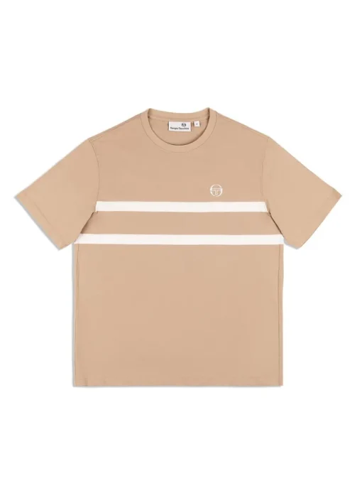 T-Shirts|Sergio Tacchini Banda T-Shirt- Humus