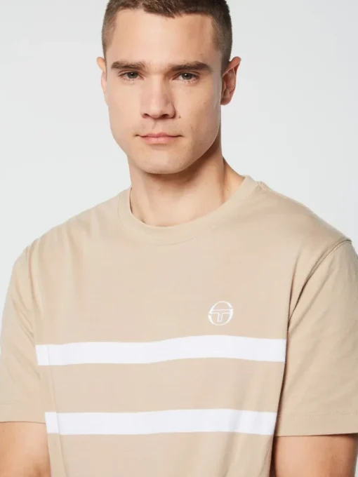 Matching Separates|Sergio Tacchini Banda T-Shirt- Humus