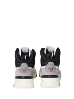 Shoes|Sergio Tacchini Bb Court Hi Sneaker- White/ Tofu/ Quiet Grey