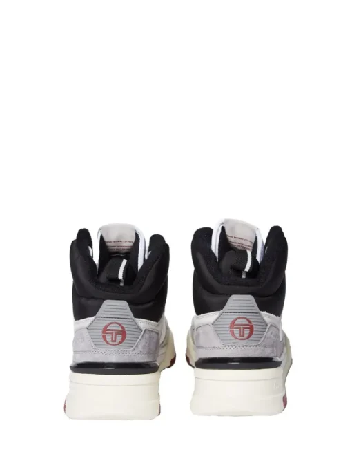 Shoes|Sergio Tacchini Bb Court Hi Sneaker- White/ Tofu/ Quiet Grey