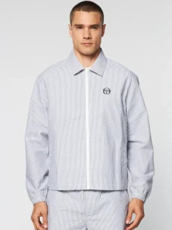 Matching Separates|Sergio Tacchini Benvolio Oxford Jacket- Maritime Blue