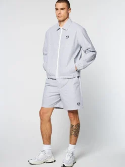 Matching Separates|Sergio Tacchini Benvolio Oxford Jacket- Maritime Blue