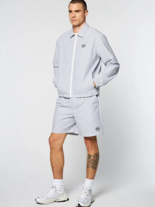 Matching Separates|Sergio Tacchini Benvolio Oxford Jacket- Maritime Blue