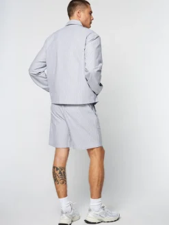 Matching Separates|Sergio Tacchini Benvolio Oxford Jacket- Maritime Blue