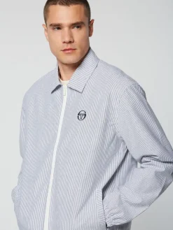 Matching Separates|Sergio Tacchini Benvolio Oxford Jacket- Maritime Blue