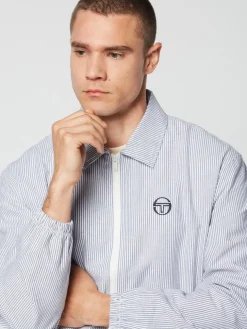 Matching Separates|Sergio Tacchini Benvolio Oxford Jacket- Maritime Blue