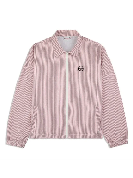 Matching Separates|Sergio Tacchini Benvolio Oxford Jacket- Wild Rose