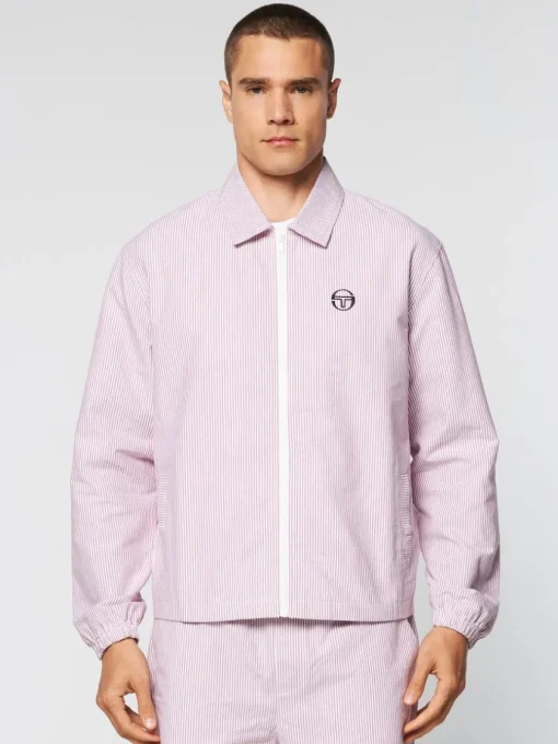 Matching Separates|Sergio Tacchini Benvolio Oxford Jacket- Wild Rose