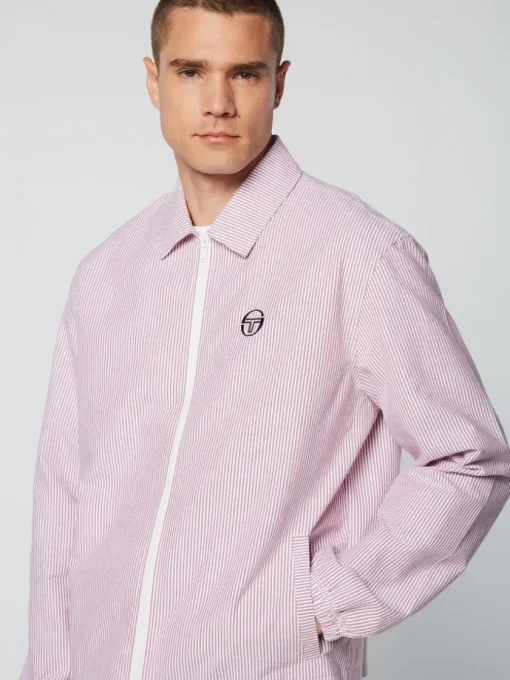 Matching Separates|Sergio Tacchini Benvolio Oxford Jacket- Wild Rose