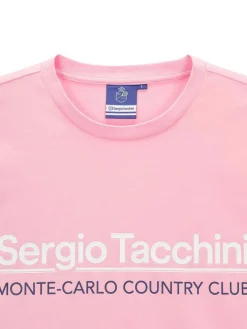 T-Shirts|Sergio Tacchini Bimane Mch T-Shirt- Light Pink