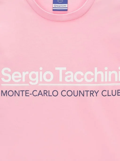 T-Shirts|Sergio Tacchini Bimane Mch T-Shirt- Light Pink