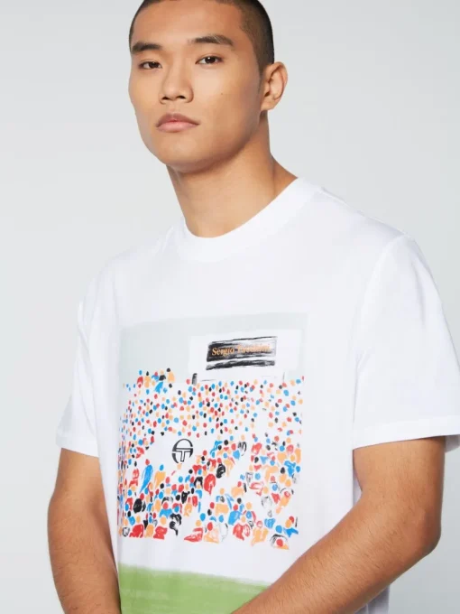 T-Shirts|Sergio Tacchini Carson T-Shirt- White