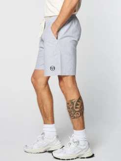 Shorts And Swim|Sergio Tacchini Cosimo Oxford Shorts- Maritime Blue