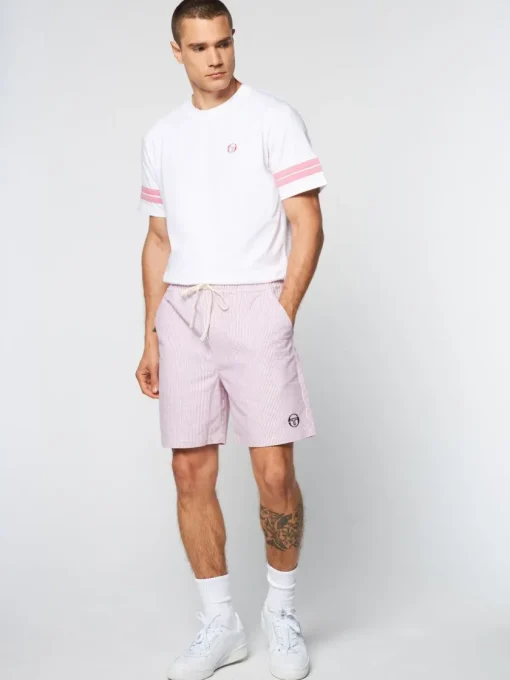 View All|Sergio Tacchini Cosimo Oxford Shorts- Wild Rose