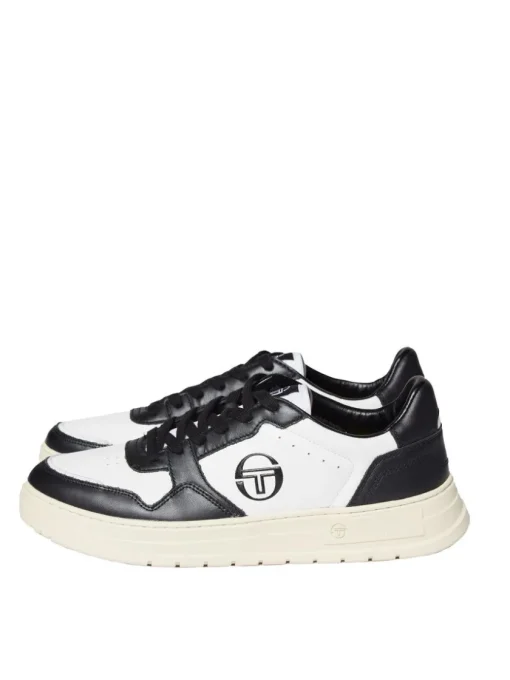 Shoes|Sergio Tacchini Court Classic Mp Sneaker- Antique White/ Seedpearl/ Raven
