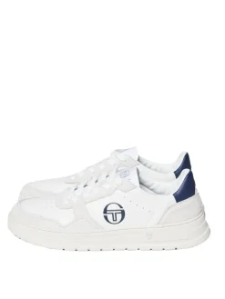 Shoes|Sergio Tacchini Court Classic Mp Sneaker- White/ Antique White/ Maritime Blue