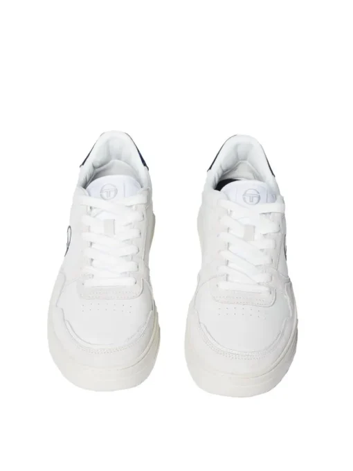 Shoes|Sergio Tacchini Court Classic Mp Sneaker- White/ Antique White/ Maritime Blue