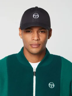 For The Court|Sergio Tacchini Court Hat- Black Beauty