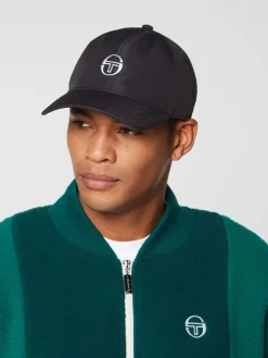For The Court|Sergio Tacchini Court Hat- Black Beauty