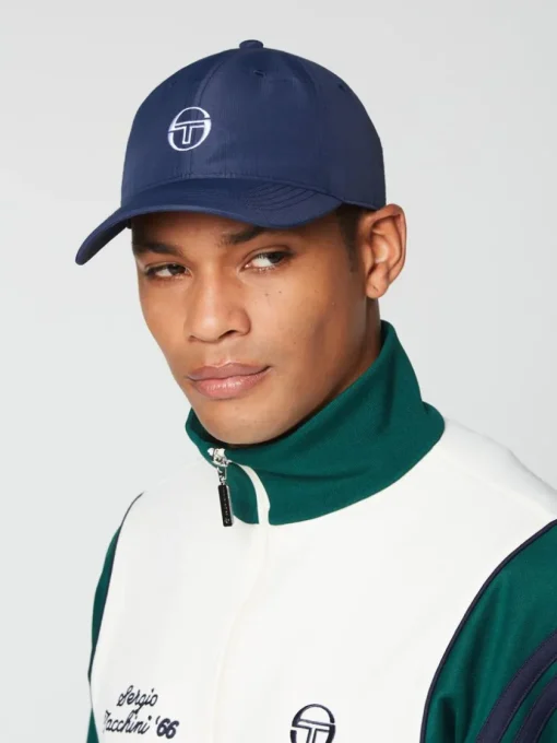 For The Court|Sergio Tacchini Court Hat- Maritime Blue