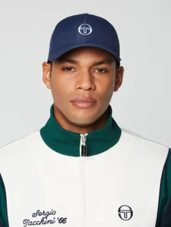 Headwear|Sergio Tacchini Court Hat- Maritime Blue