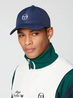 Headwear|Sergio Tacchini Court Hat- Maritime Blue
