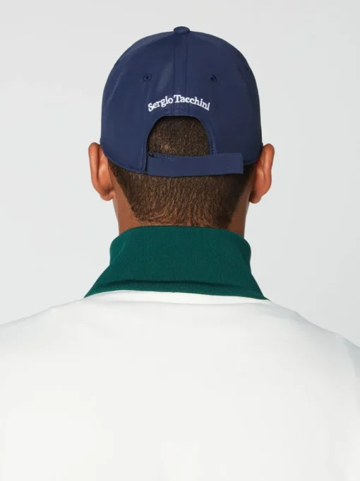Headwear|Sergio Tacchini Court Hat- Maritime Blue