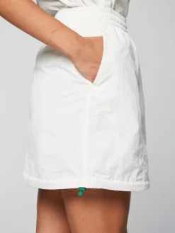 View All|Sergio Tacchini Crew Woven Skirt- Gardenia