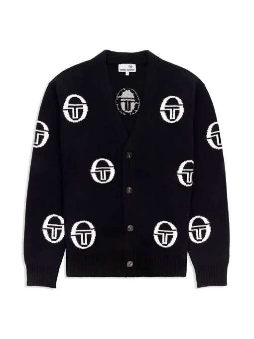 Knitwear|Sergio Tacchini Cucire Cardigan- Maritime Blue